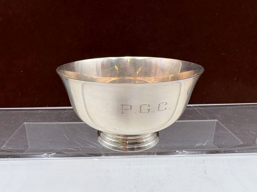 Sons of Liberty Replica Paul Revere Boston 1768 Sterling Silver Bowl 3.75"