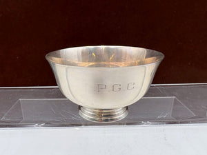 Sons of Liberty Replica Paul Revere Boston 1768 Sterling Silver Bowl 3.75"