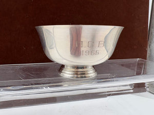 Sons of Liberty Replica Paul Revere Boston 1768 Sterling Silver Bowl 3.75"