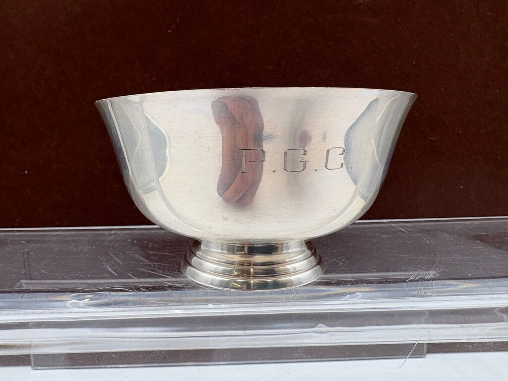 Sons of Liberty Replica Paul Revere Boston 1768 Sterling Silver Bowl 3.75"