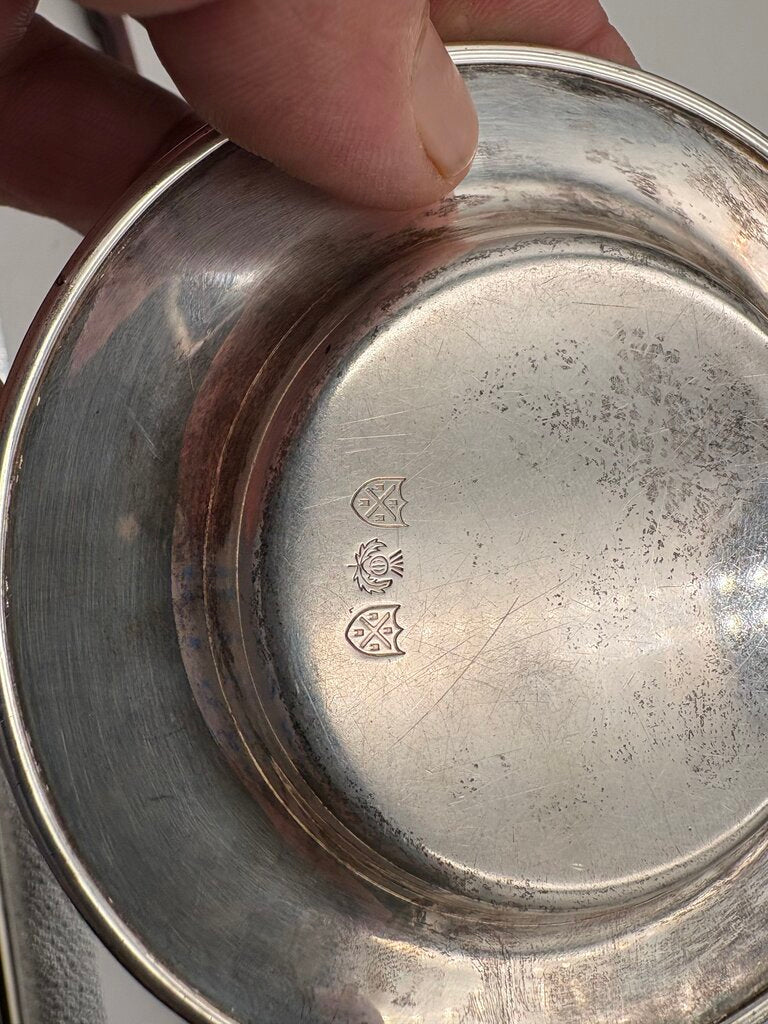 Scottish Sterling Silver Small Dish 4"