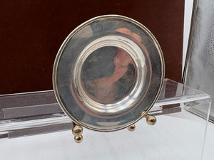 Scottish Sterling Silver Small Dish 4"
