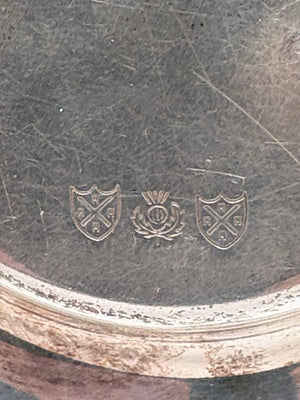 Scottish Sterling Silver Small Dish 4"