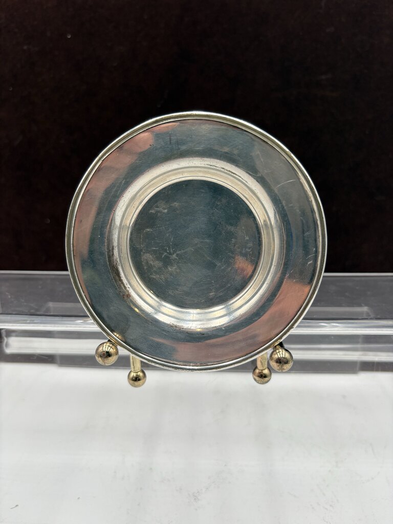 Scottish Sterling Silver Small Dish 4"