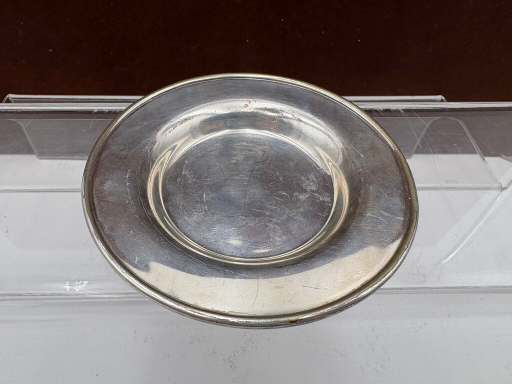 Scottish Sterling Silver Small Dish 4"