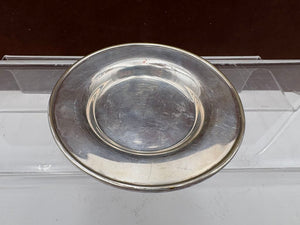 Scottish Sterling Silver Small Dish 4"