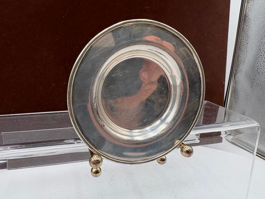 Scottish Sterling Silver Small Dish 4"