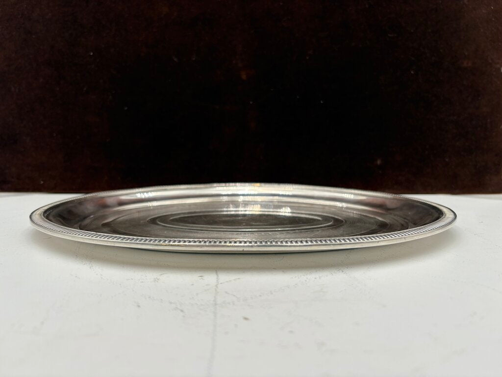 Christofle Silver Plated Oval Serving Tray 11"