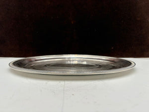 Christofle Silver Plated Oval Serving Tray 11"