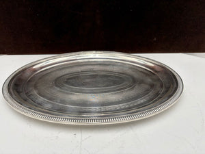 Christofle Silver Plated Oval Serving Tray 11"