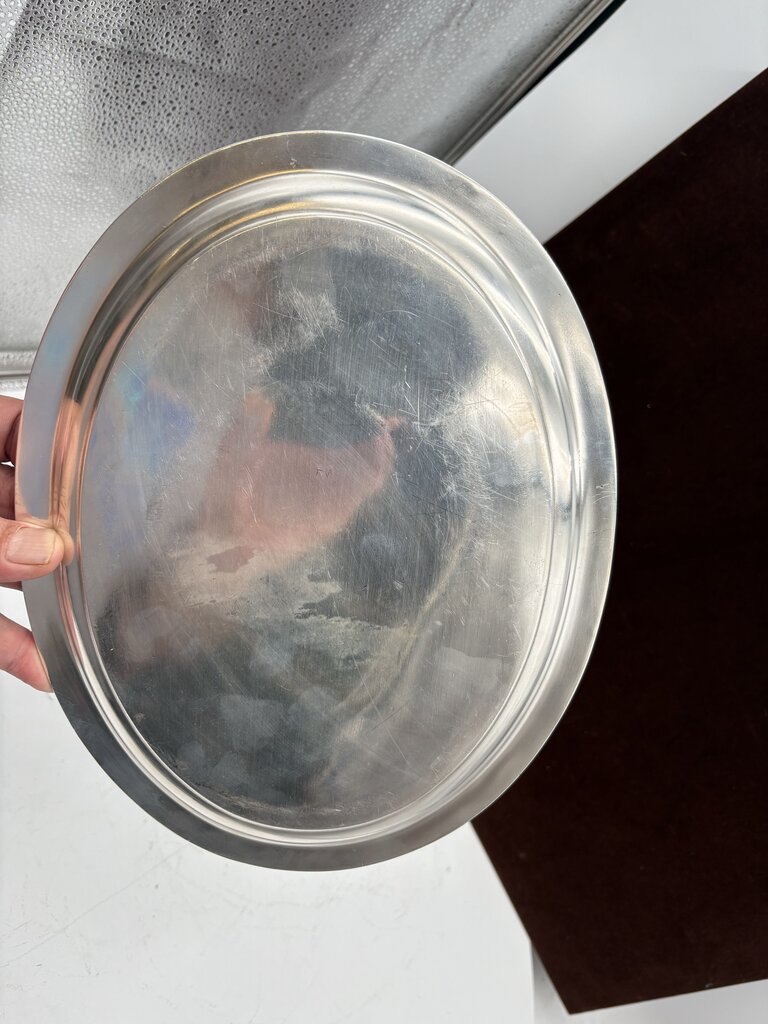 Christofle Silver Plated Oval Serving Tray 11"