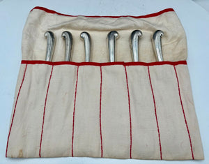 18th C. English Pistol Handle Knife 10.8"
