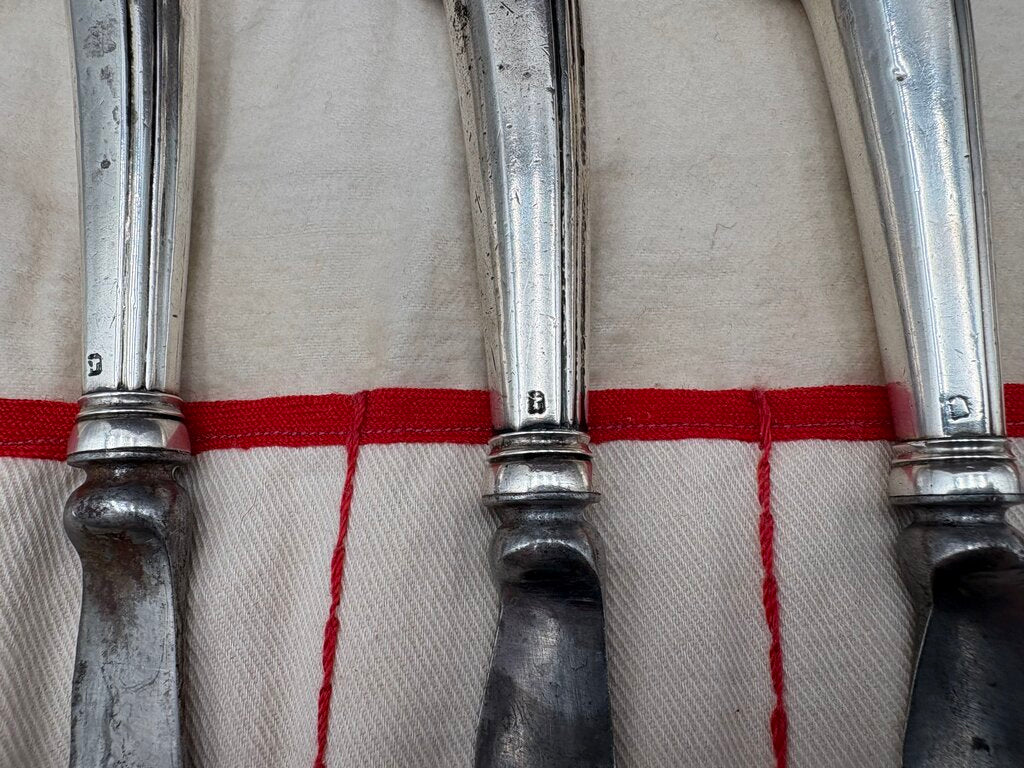 18th C. English Pistol Handle Knife 10.8"