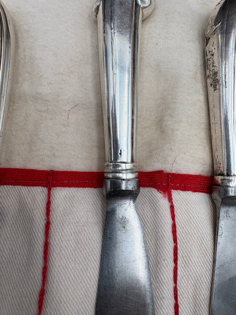 18th C. English Pistol Handle Knife 10.8"