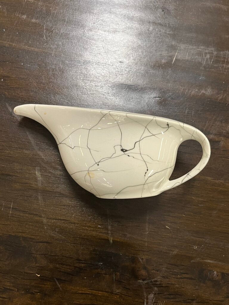 Carrara Modern White by Iroquois Gravy Boat