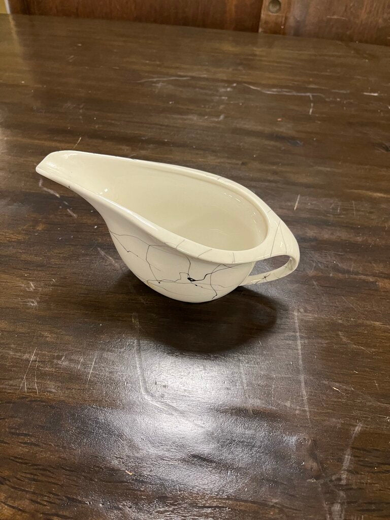 Carrara Modern White by Iroquois Gravy Boat