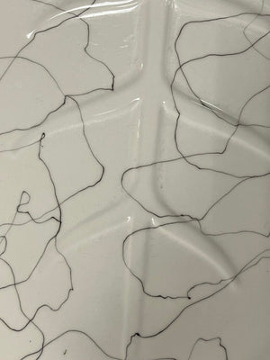 Carrara Modern White by Iroquois Turkey Platter 17.5