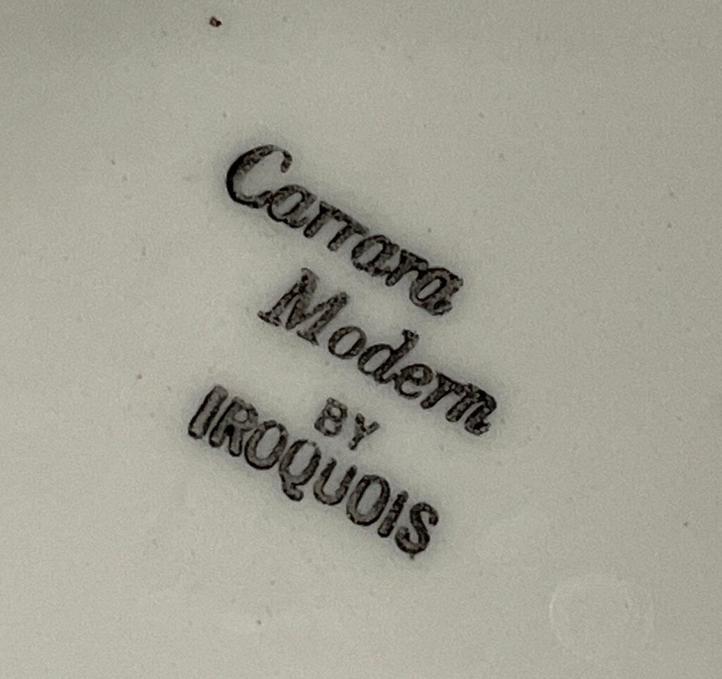 Carrara Modern White by Iroquois Turkey Platter 17.5