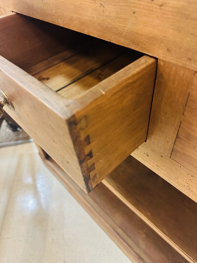 Pine Arched Corner Open Bookcase 39x15x90