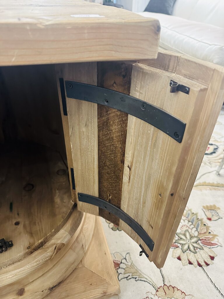 Restoration Hardware Column Side Table 24x24x28