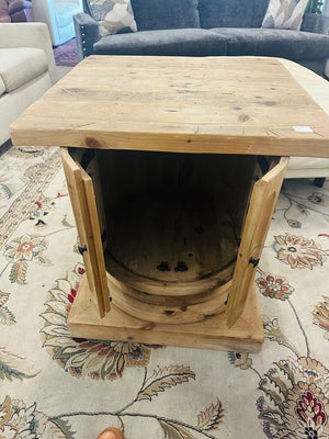 Restoration Hardware Column Side Table 24x24x28