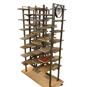 Custom Industrial Rolling Multipurpose Rack w/ Mirrors