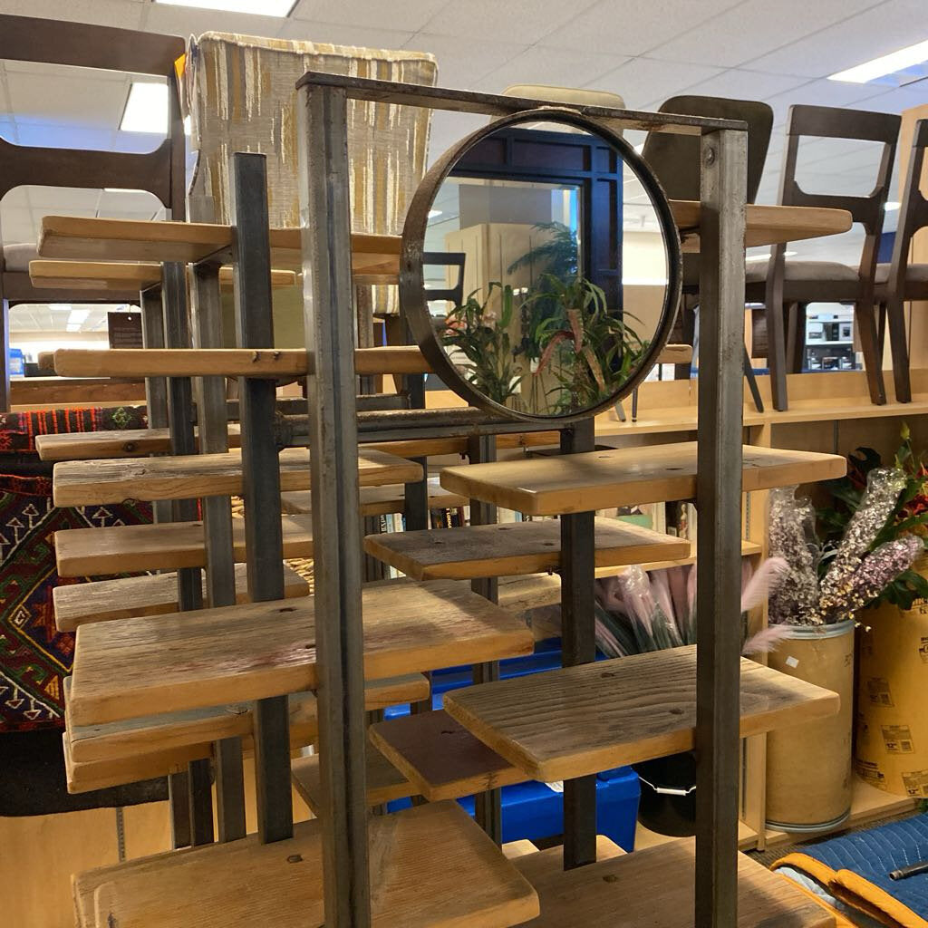 Custom Industrial Rolling Multipurpose Rack w/ Mirrors