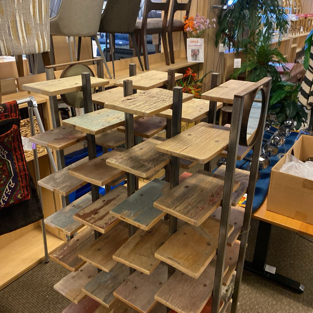 Custom Industrial Rolling Multipurpose Rack w/ Mirrors