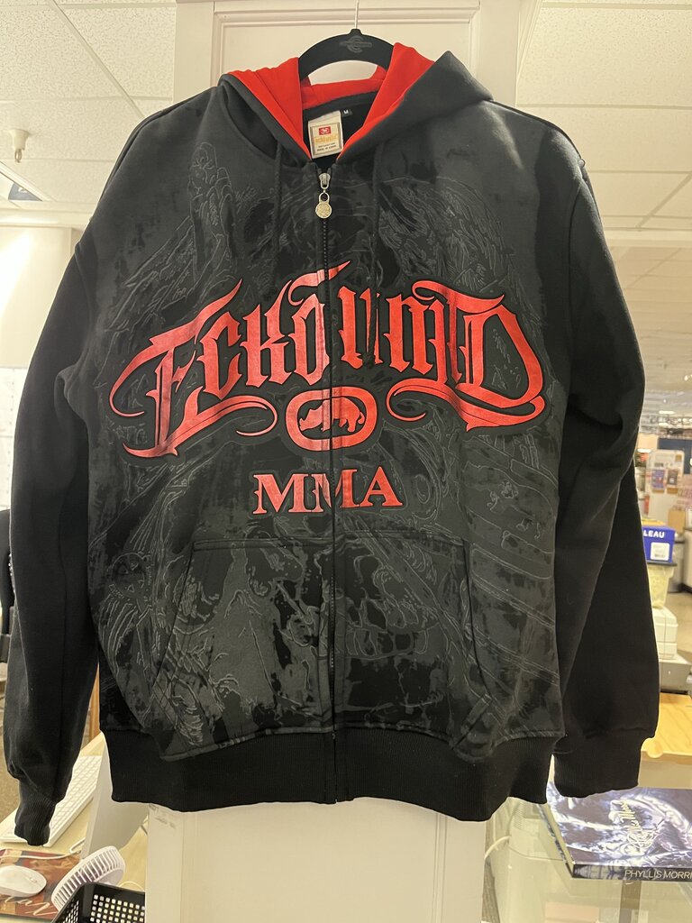Vintage ECKO Unltd MMA Black & Red Hoodie M