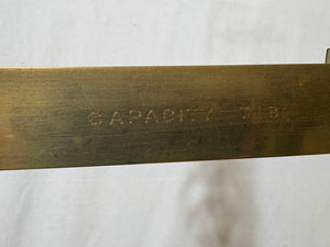 Late 19th C. DeGrave Brass & English Mahogany Balance (7Pcs)