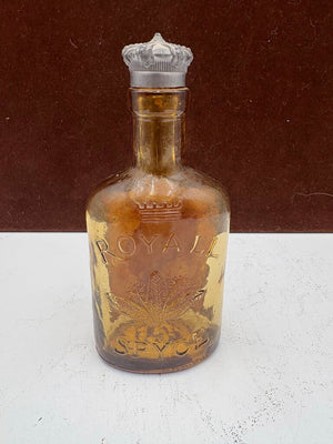Vintage Lead Cap Royall Spyce Aftershave Bottle
