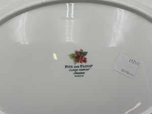 Fitz & Floyd Classic Choices Sonoma Oval Platter 17"