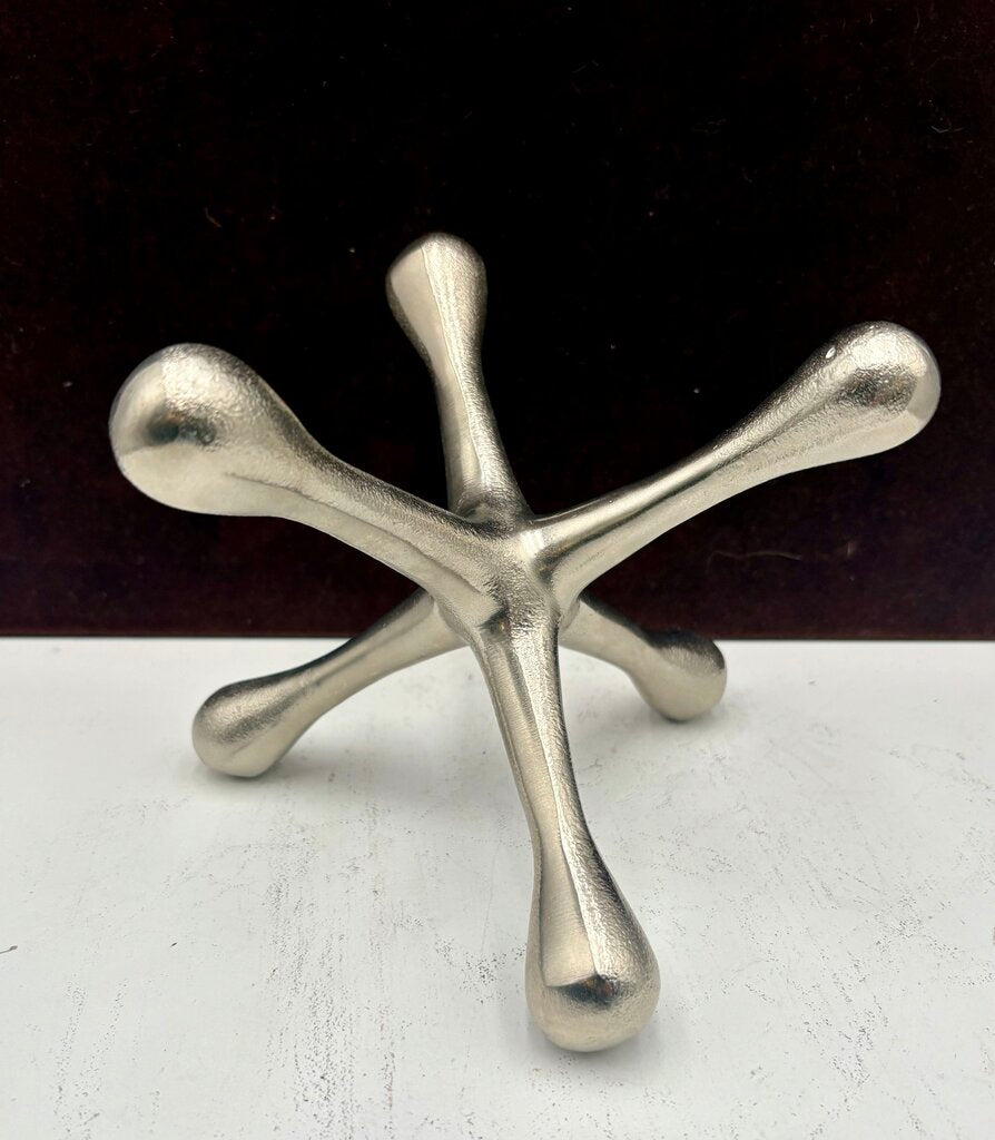 Polished Nickel Jack Sculpture 7"