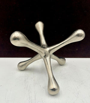 Polished Nickel Jack Sculpture 7"