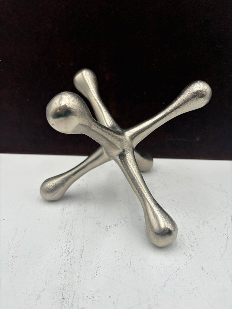 Polished Nickel Jack Sculpture 7"