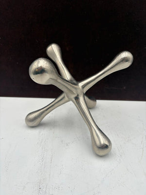 Polished Nickel Jack Sculpture 7"