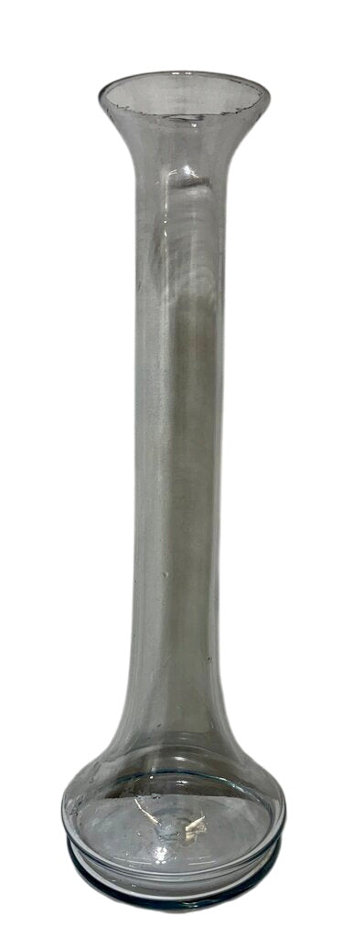 Blenko Art Glass Blown Glass Beaker Style Floor Vase 24" by Miss Daisy's Consignment & Auction House