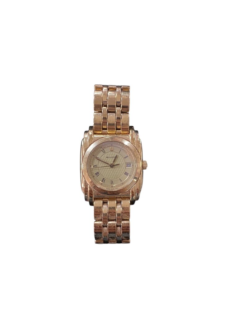 Accutron Gold Toned Stainless Steel Women's Watch 531075
