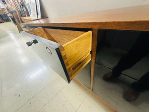 American Modern Walnut Credenza/ Dresser 94x24x30