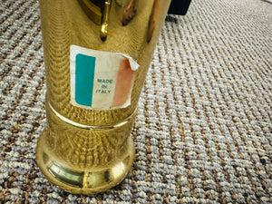 Vintage Italian Pelicano Brass Bed (headboard, footboard, sidings) please measure yourself by Miss Daisy's Consignment & Auction House