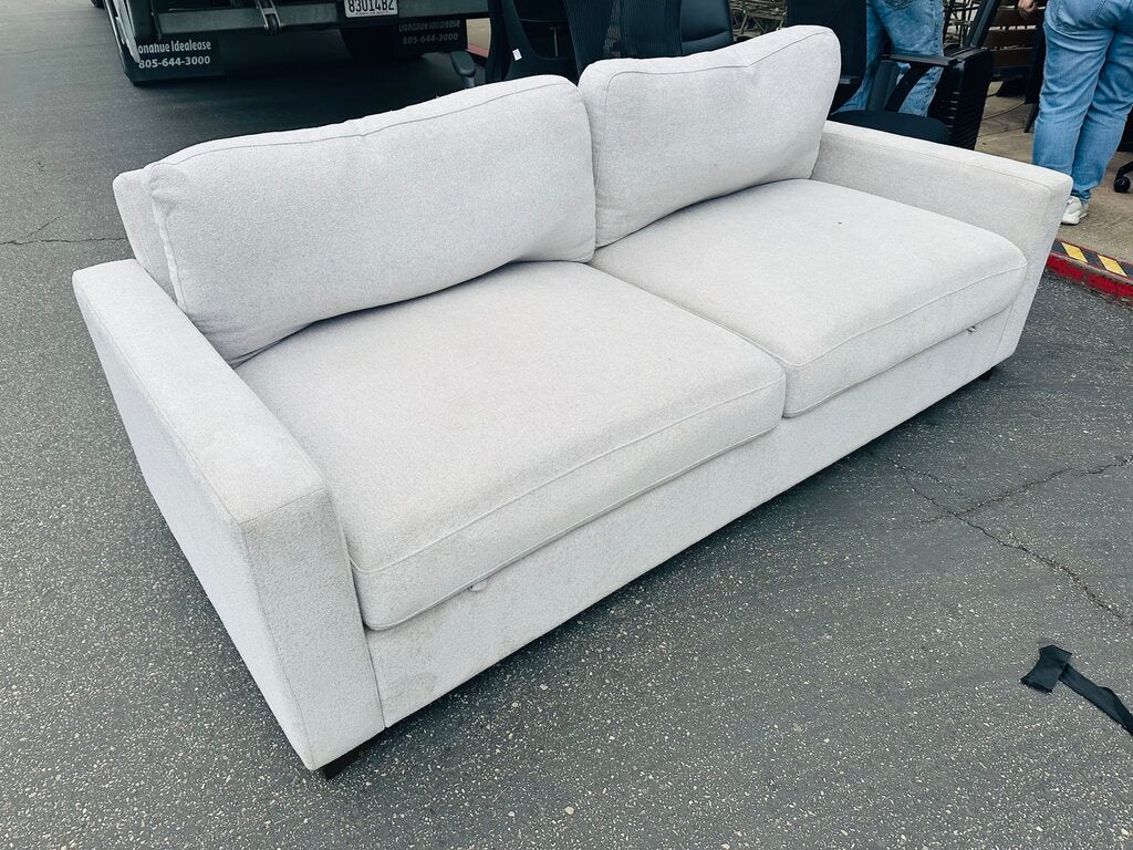Thomasville Lambert Fabric Sofa With Storage Seats