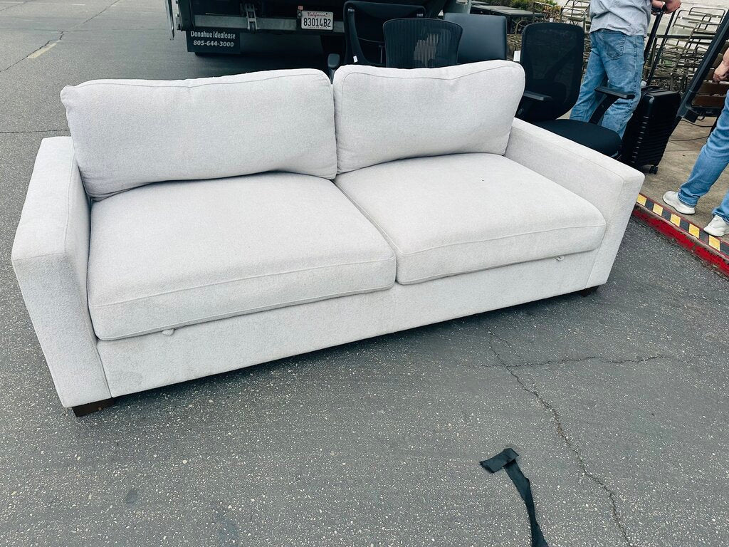 Thomasville Lambert Fabric Sofa With Storage Seats