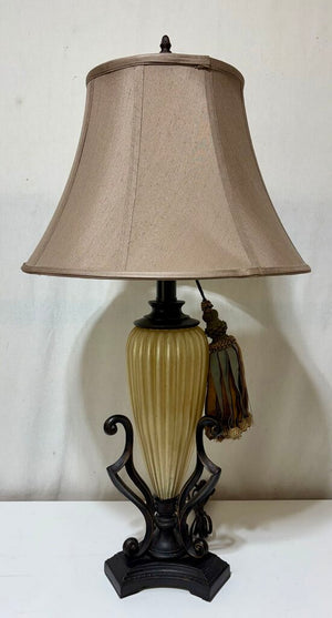 Nieman Marcus Gold & Oiled Bronze Schulyer Table Lamp