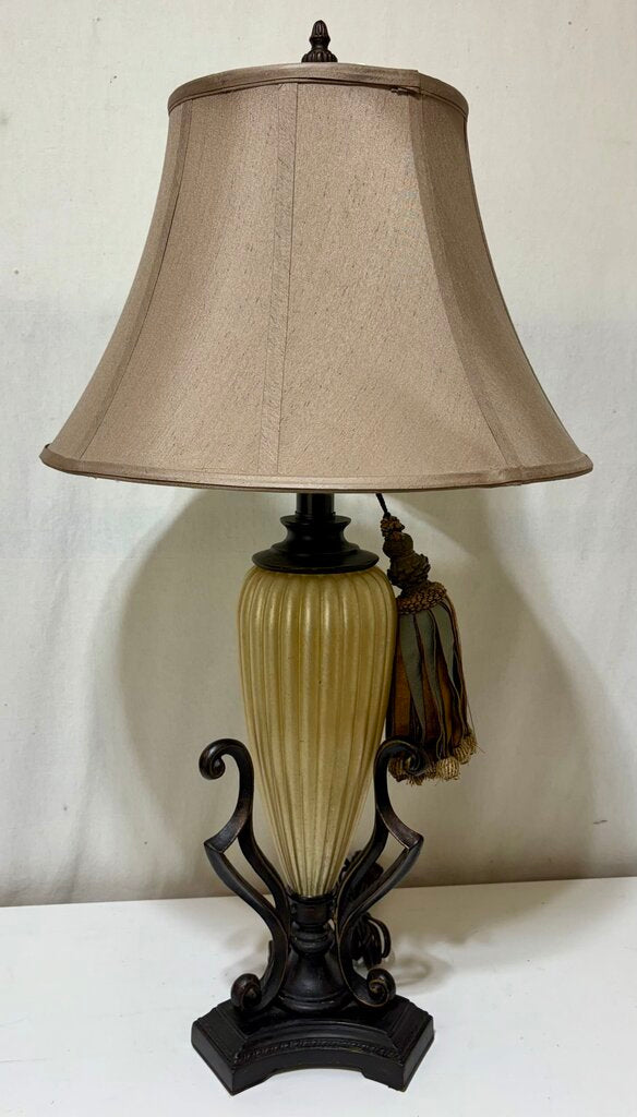 Nieman Marcus Gold & Oiled Bronze Schulyer Table Lamp