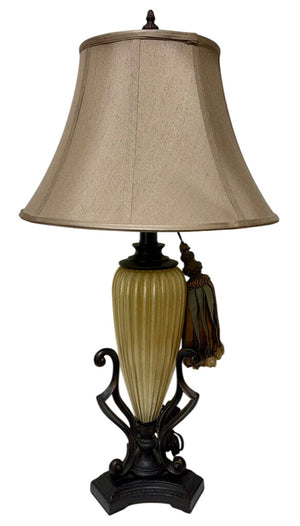 Nieman Marcus Gold & Oiled Bronze Schulyer Table Lamp
