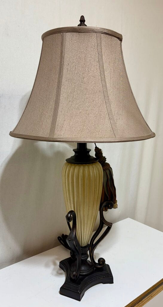 Nieman Marcus Gold & Oiled Bronze Schulyer Table Lamp