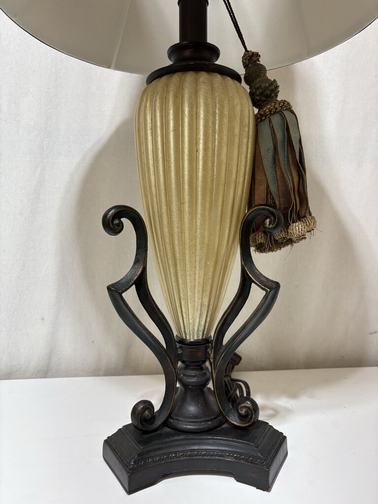 Nieman Marcus Gold & Oiled Bronze Schulyer Table Lamp
