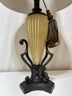 Nieman Marcus Gold & Oiled Bronze Schulyer Table Lamp