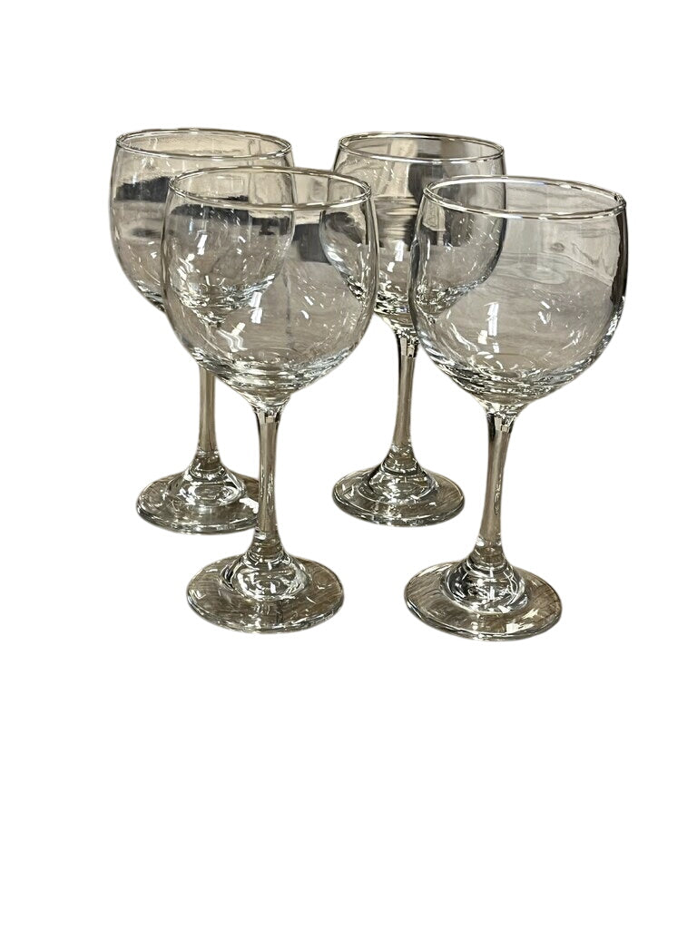 Red Wine Glasses Set of 4 by Miss Daisy's Consignment & Auction House