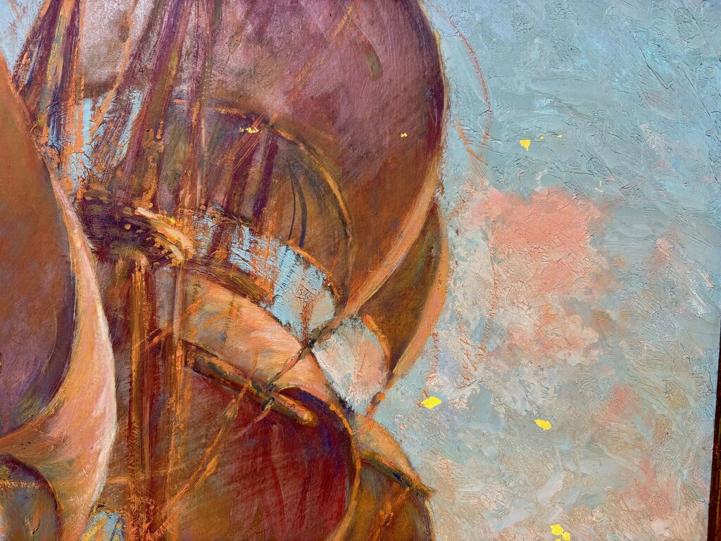 Late 19th C. Frederick A. Pawla Original Oil on Board Spanish Galleon